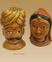 Indian couple Face