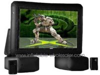 Wild battle inflatable screen