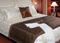 Hotel bedding set(duvet cover, bed sheet, pillow case)