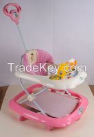 baby walker with brakes, music tray , which can add hander and canopy