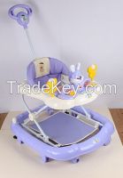 Baby walker with handle and footmat