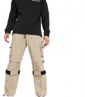 customize men cargo six multi pocket skinny loose pants trouser fashion work wear street wear hip ripstop twill military