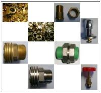 brass and nickel plated fittings, inserts, valves for sanitary install