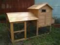 hot sale durable wooden chicken house with run