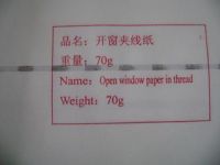 open window paper in thread