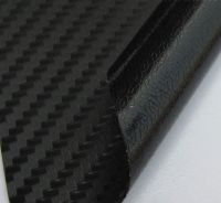 Air free glossy black 3D carbon fiber vinyl film