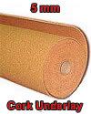 cork underlayment rolls for flooring, carpets