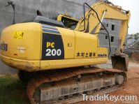 Used Komastu PC200-8 crawler excavator