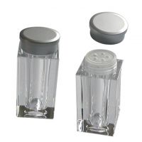 plastic top grade cosmetic container with sifter