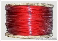 Vinyl/PVC/Nylon Coated Stainless Steel Wire Rope 7*19