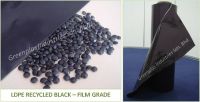 LDPE RECYCLED GRANULES BLACK - FILM GRADE