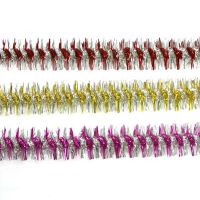 twisted tinsel garlands