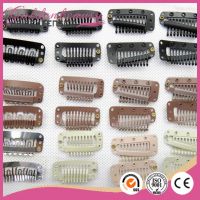 Wholesale 32mm Small Metal Hair Clips For Hair Extensions Wig Weft