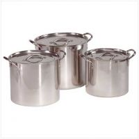 STAINLESS STEEL STOCK POT SET