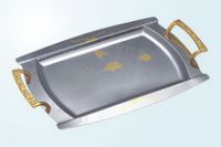 nickel plated serving tray