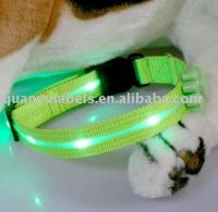 Dog Collar/ Fiber and LED Dog Collar