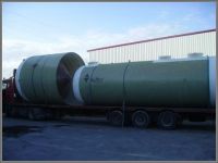 Modular GRP waste water treatment plants