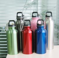Single Wall Steel Sport Bottle / Travel bottle / Vacuum Flask.
