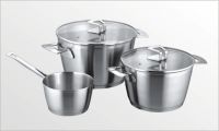 conical stainless steel cookware