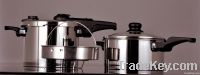patent stainless steel pressure cooker twin set