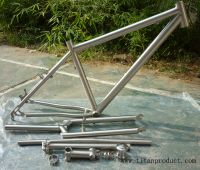 Titanium bicycle frame and parts