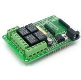 4 Mechanical Channel Relay Shield Module Arduino Compatible