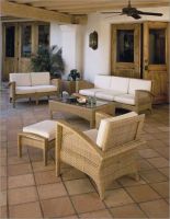 Outdoor Furniture (Metal Frame with Rattan Combination)