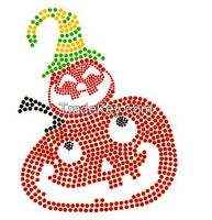 Halloween Rhinestone motif for garment and clothes !
