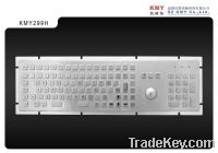 Metal keyboard with numeric keypad