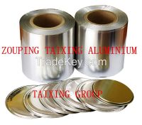 heat lacquer aluminium foil for milk can seal