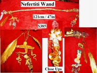 Nefertiti Crystal Wand