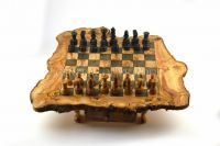 Olive Wood Chess Board Game