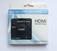 Ultra mini HDMI 1.3V HDMI 1.4V HDMI Switch 3x1 support 3D