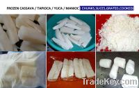 frozen tapioca , cassava