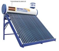copper coil solar hot water heaters