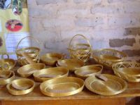 Golden grass trays