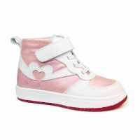 1619387 girl skateboard sneaker kids orthopedic shoes sport leather shoes high top