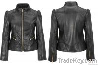 Leather ladies jacket