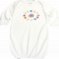 Flower Ring Organic Baby Sleep Gown