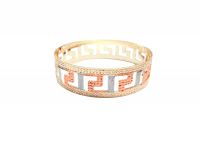 Three Tone Plated | Lace Bangles