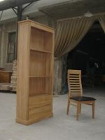 Wooden Bookcase & Cupboard