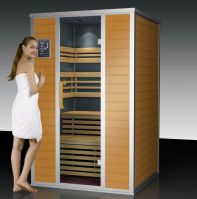 patent 6D total surround infrared sauna cabin