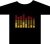 sell LED T shirt EL T shirt flashing T shirt light T shirt factory