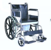 HC1010-007 Steel Commode Wheelchair