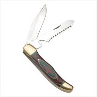 EXOTIC WOOD POCKET KNIFE