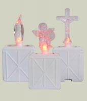 cemetery memorial candles, led grave candles , cemetery electronic candl