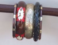 Resin Brass bangles