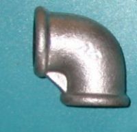 Malleable Iron Pipe Fittings Elbow BS Standard, Beaded