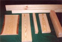 Fresh-sawn, square-edged board, square-edged beam