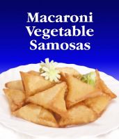 macaroni vegetable samosas(halal)